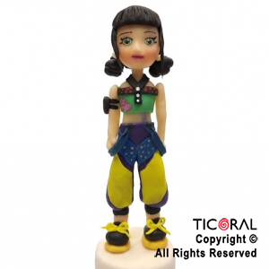 ADORNO GUERRARA K POP ZOEY PORCELANA FRIA x 1